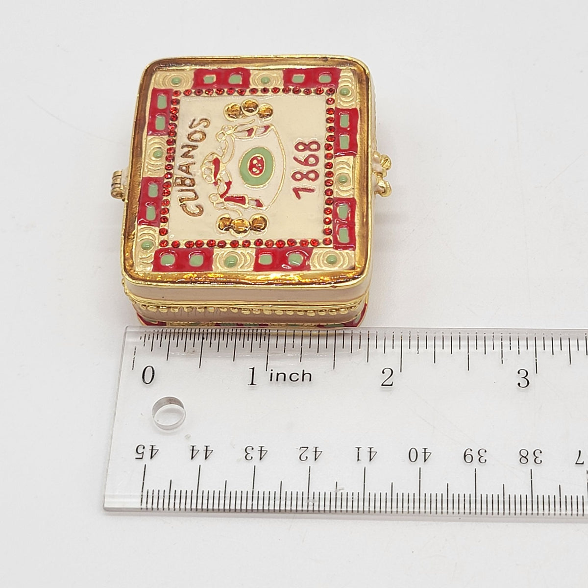 Objet d'art Havana Stogies Cigar Box Trinket Box No. 50