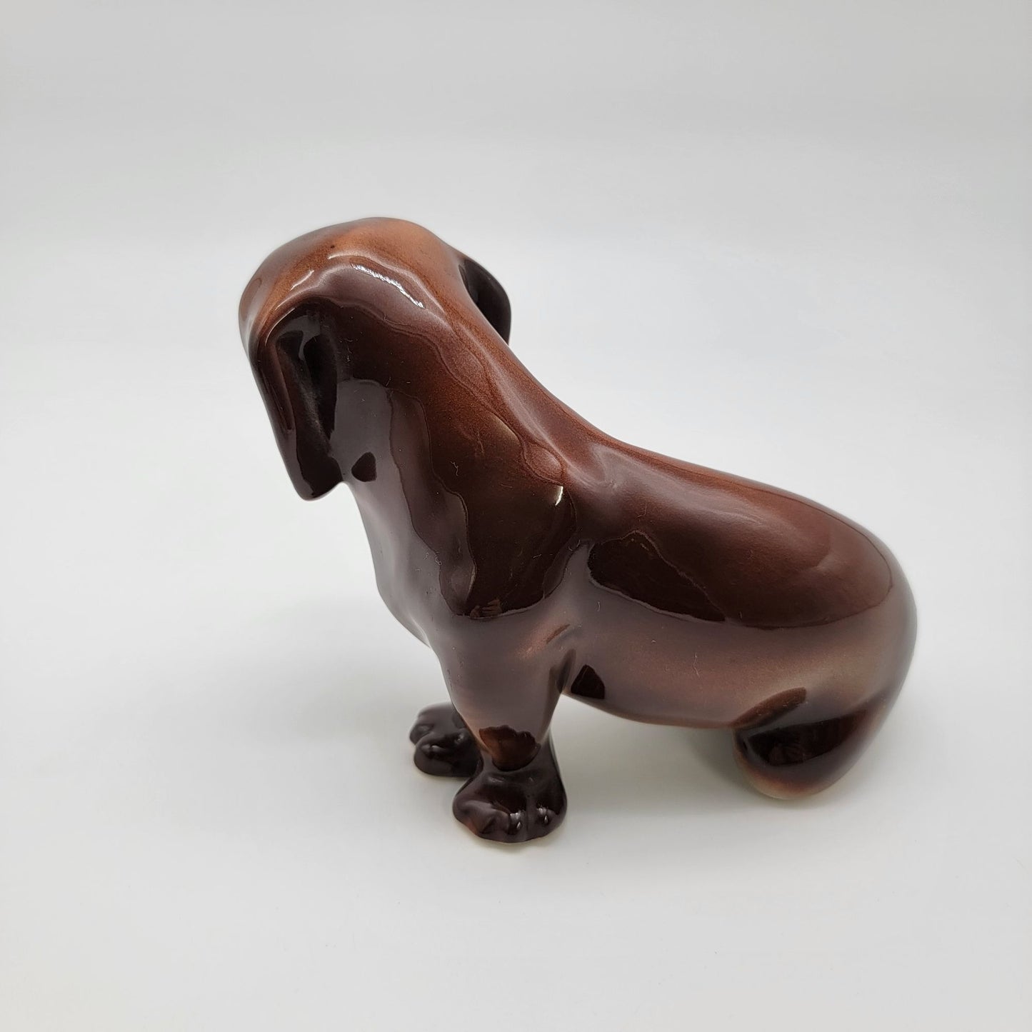 Vintage Large Porcelain Dachshund Dog Figurine
