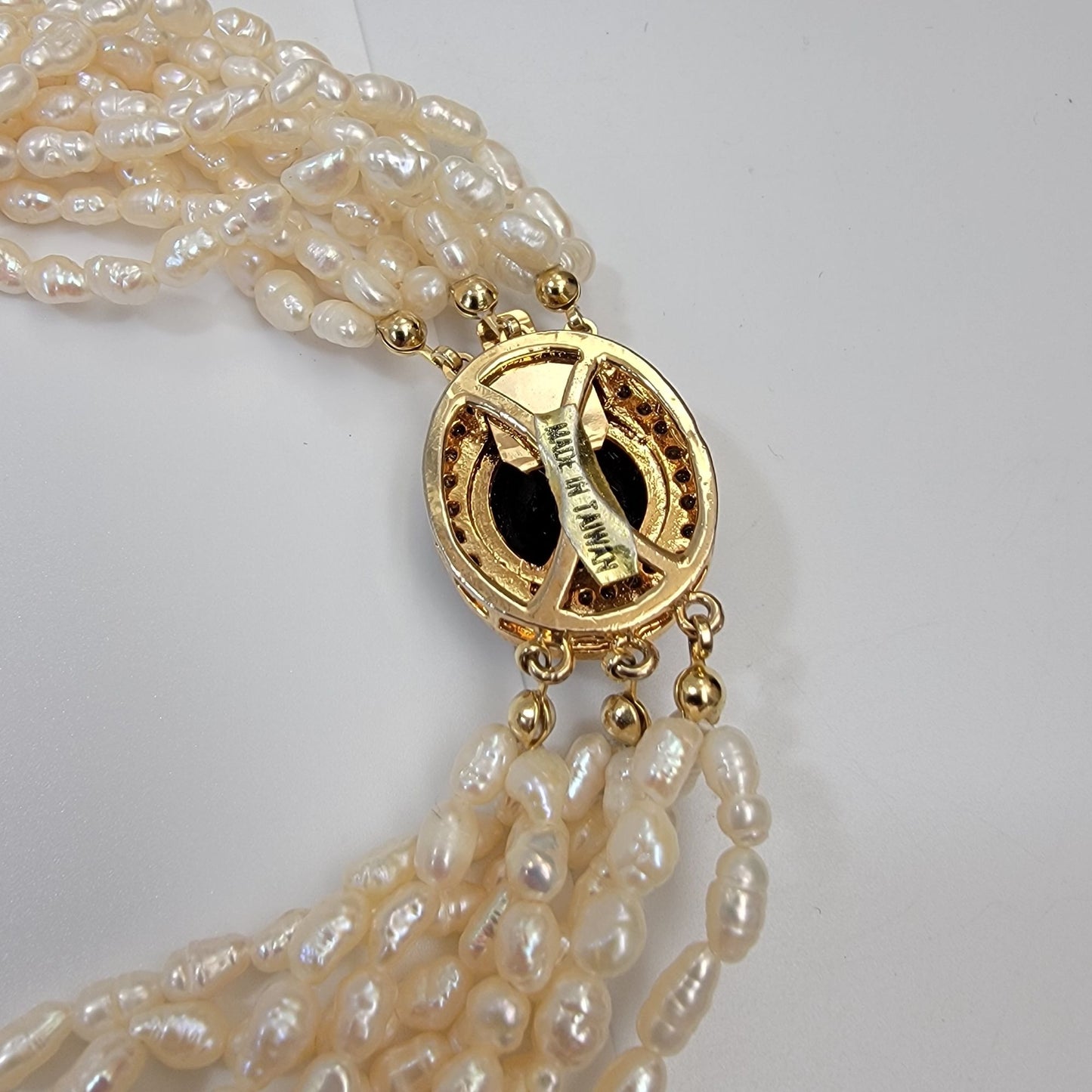 Vintage Multi-Strand Baroque Freshwater Pearls Necklace