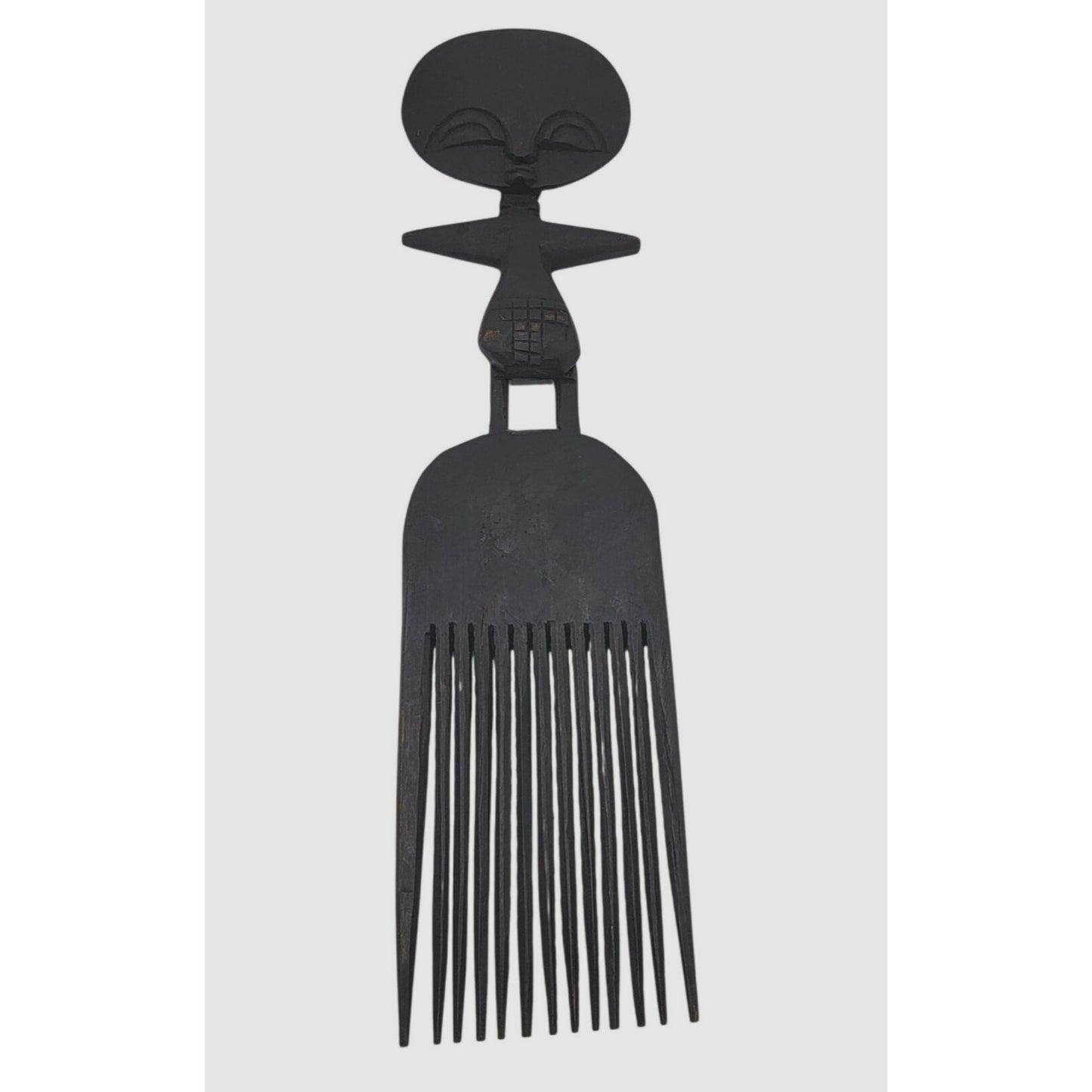 Vintage African Wood Carved Comb