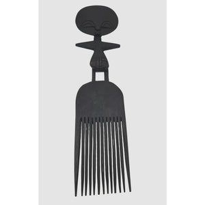 Vintage African Wood Carved Comb