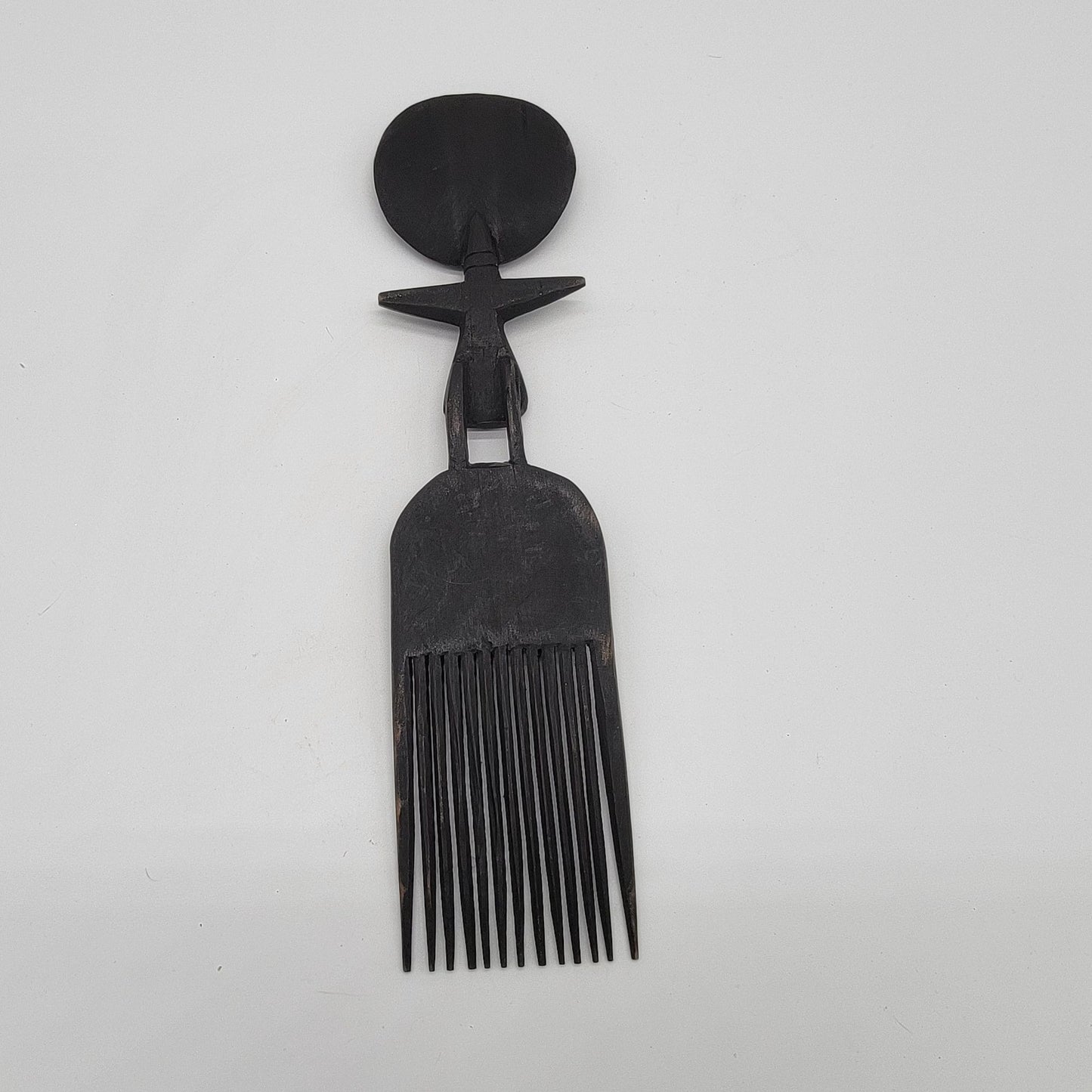 Vintage African Wood Carved Comb