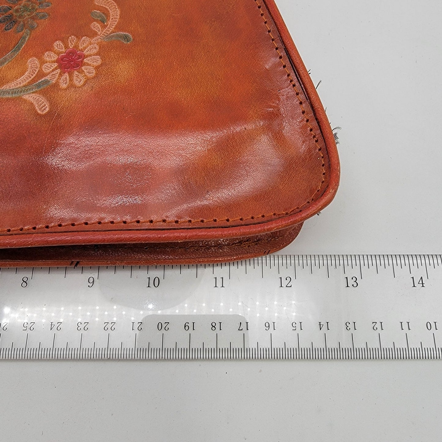 Vintage Tooled Leather Purse