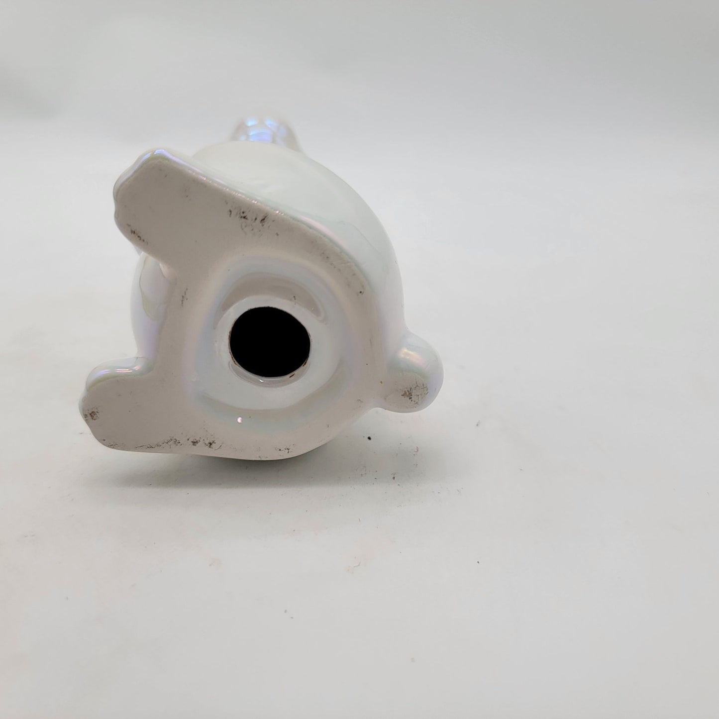 Iridescent Ceramic Bunny Figurine