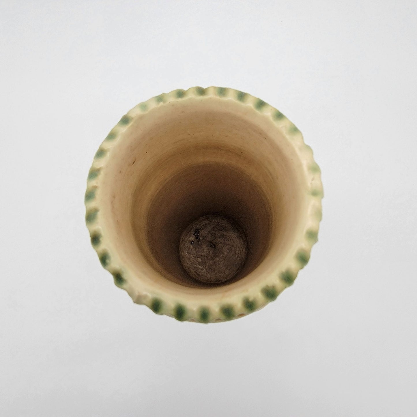 Antique 1916 Roseville Donatello Art Pottery Cherub Vase 109-12