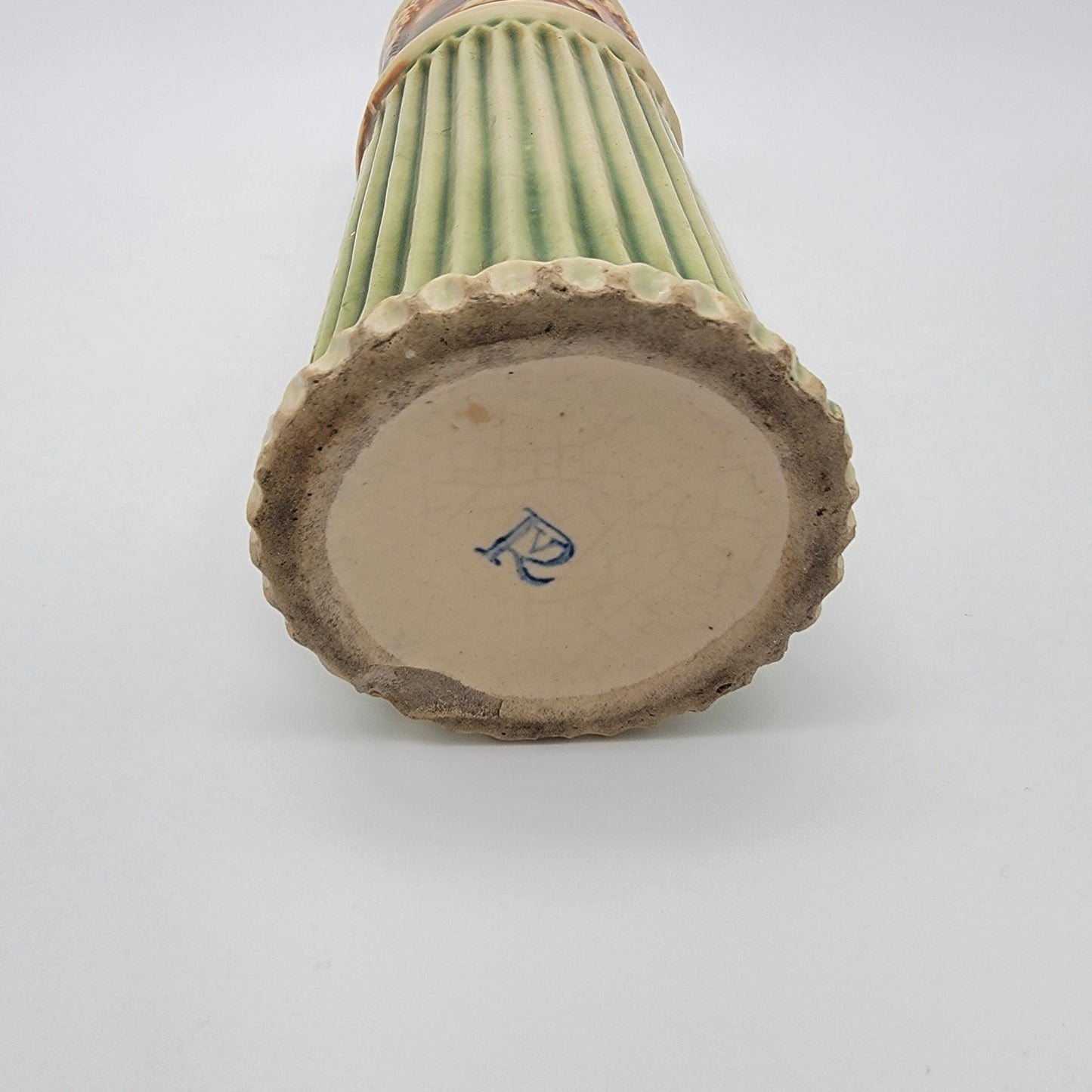 Antique 1916 Roseville Donatello Art Pottery Cherub Vase 109-12