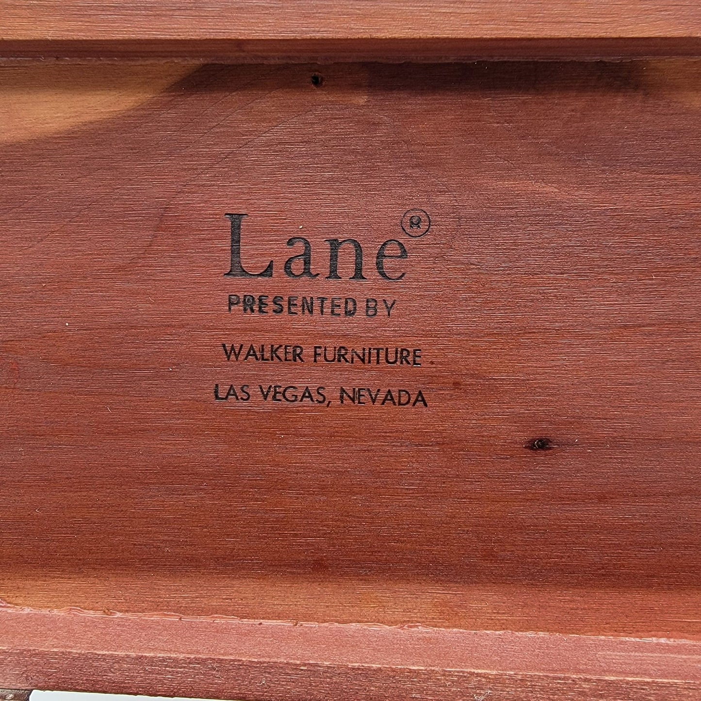Miniature Lane Cedar Chest Salesman Sample Keepsake Box