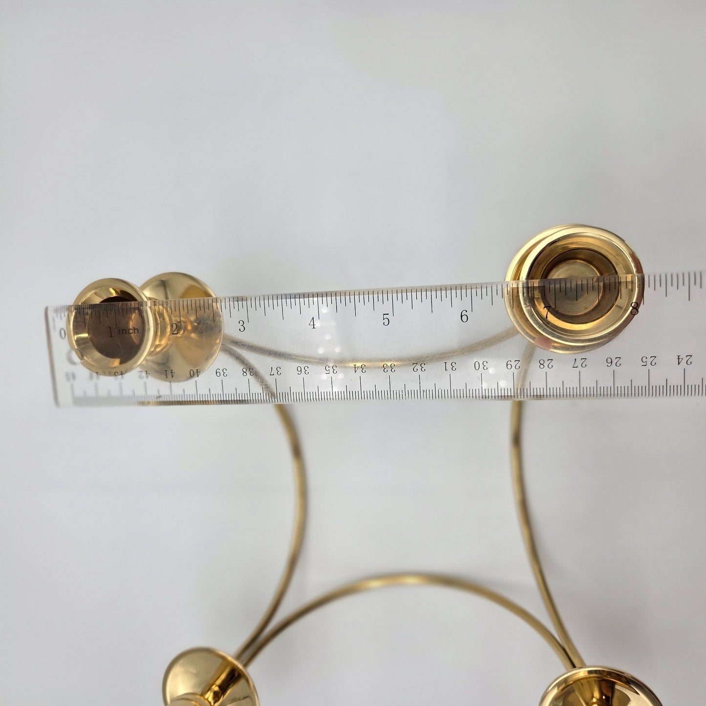 Quartet Brass Candle Holder Candelabra Partylite