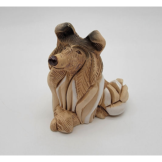 Vintage Retired Artesania Rinconada Collie Dog Figurine #106