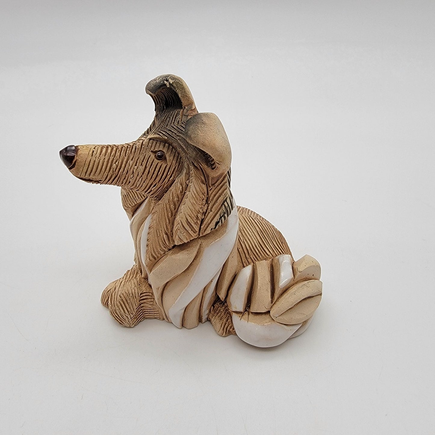 Vintage Retired Artesania Rinconada Collie Dog Figurine #106
