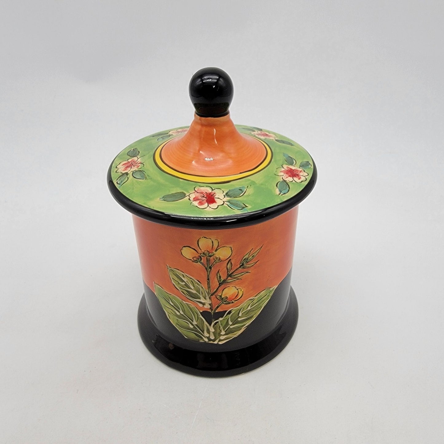 Vintage New West Indies Elephant Canister With Lid