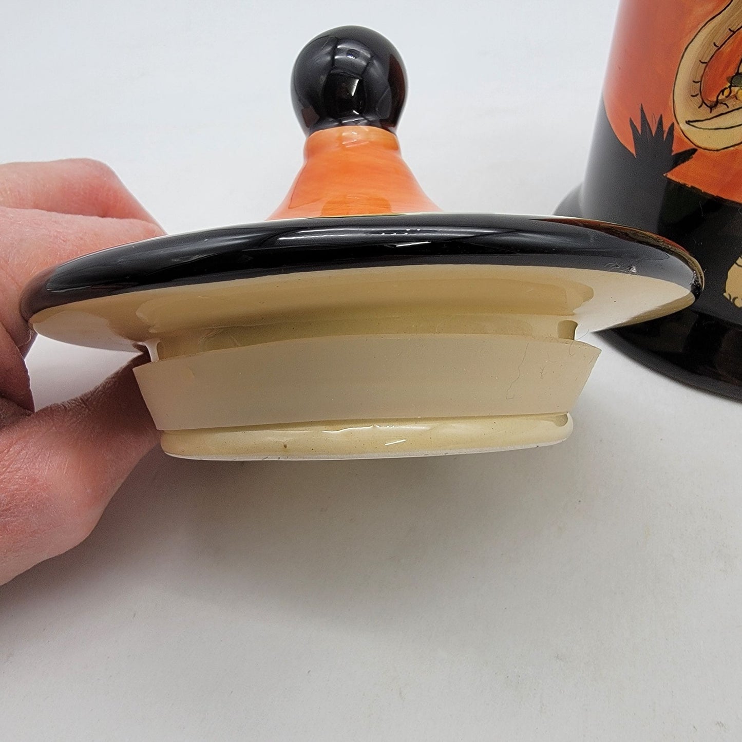 Vintage New West Indies Elephant Canister With Lid