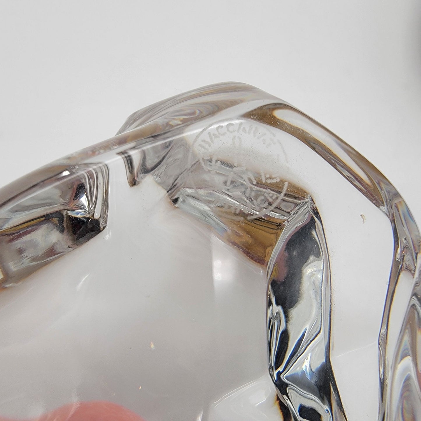 Baccarat Crystal Resting Foal Horse Sculpture