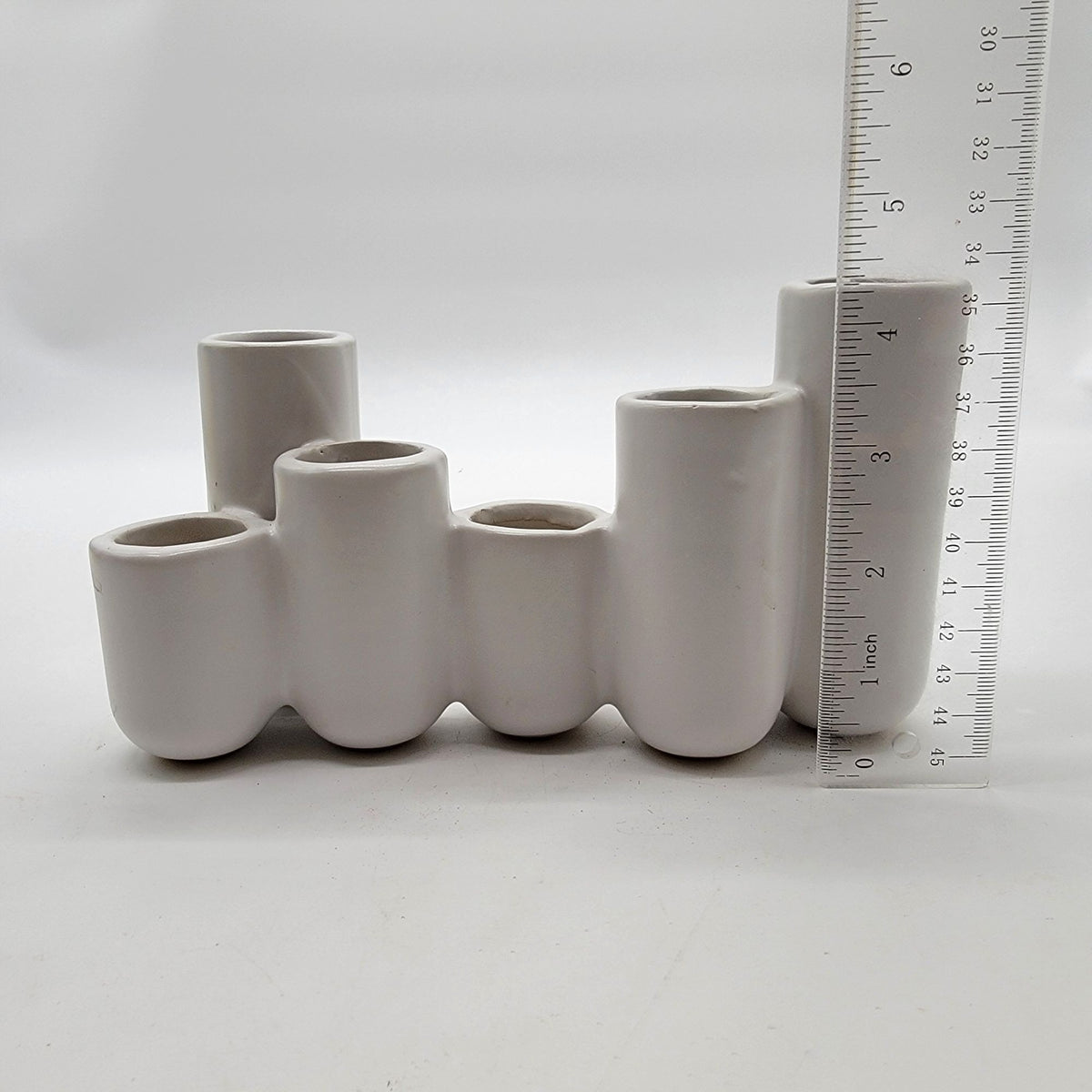 HomArt Luna White Cluster Bud Vase
