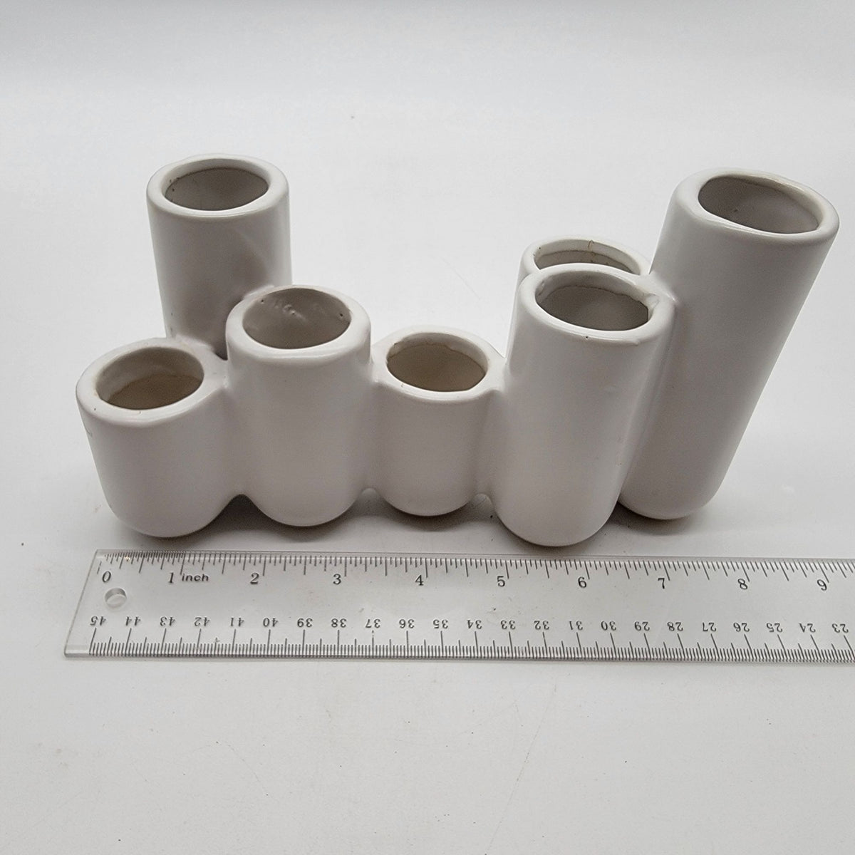 HomArt Luna White Cluster Bud Vase