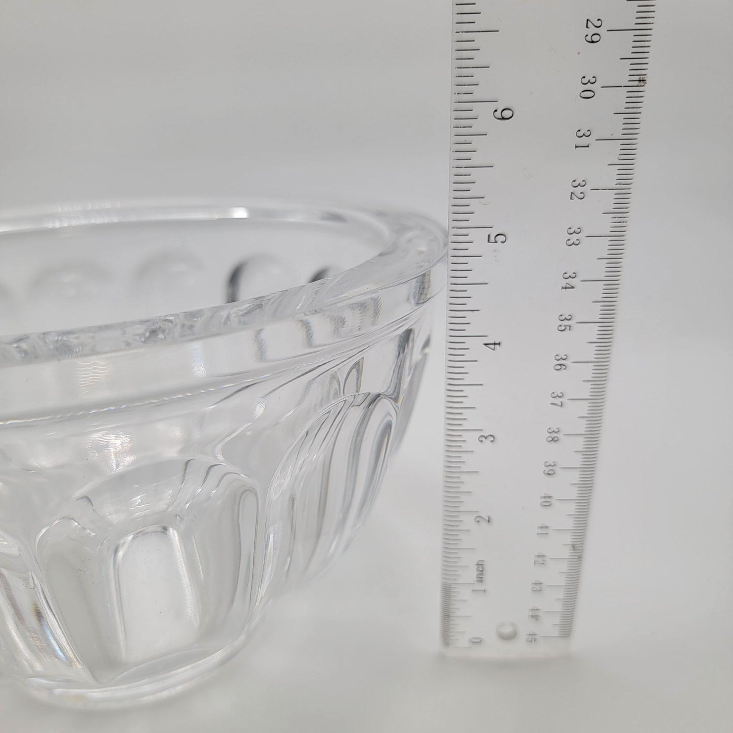 Vintage Orrefors Crystal Bowl By Gunner Cyren San Michele Collection