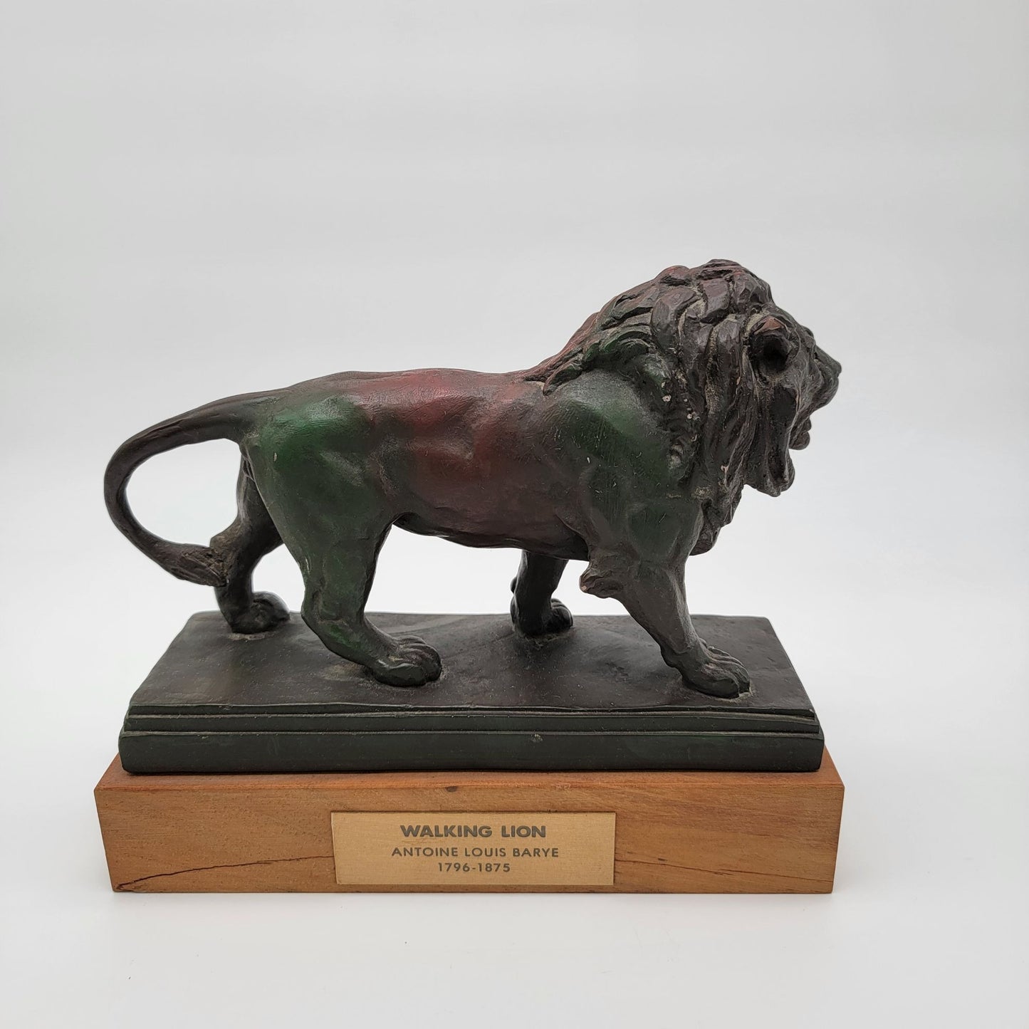 Vintage MGM Grand Hotel Premiere Walking Lion Sculpture - as found