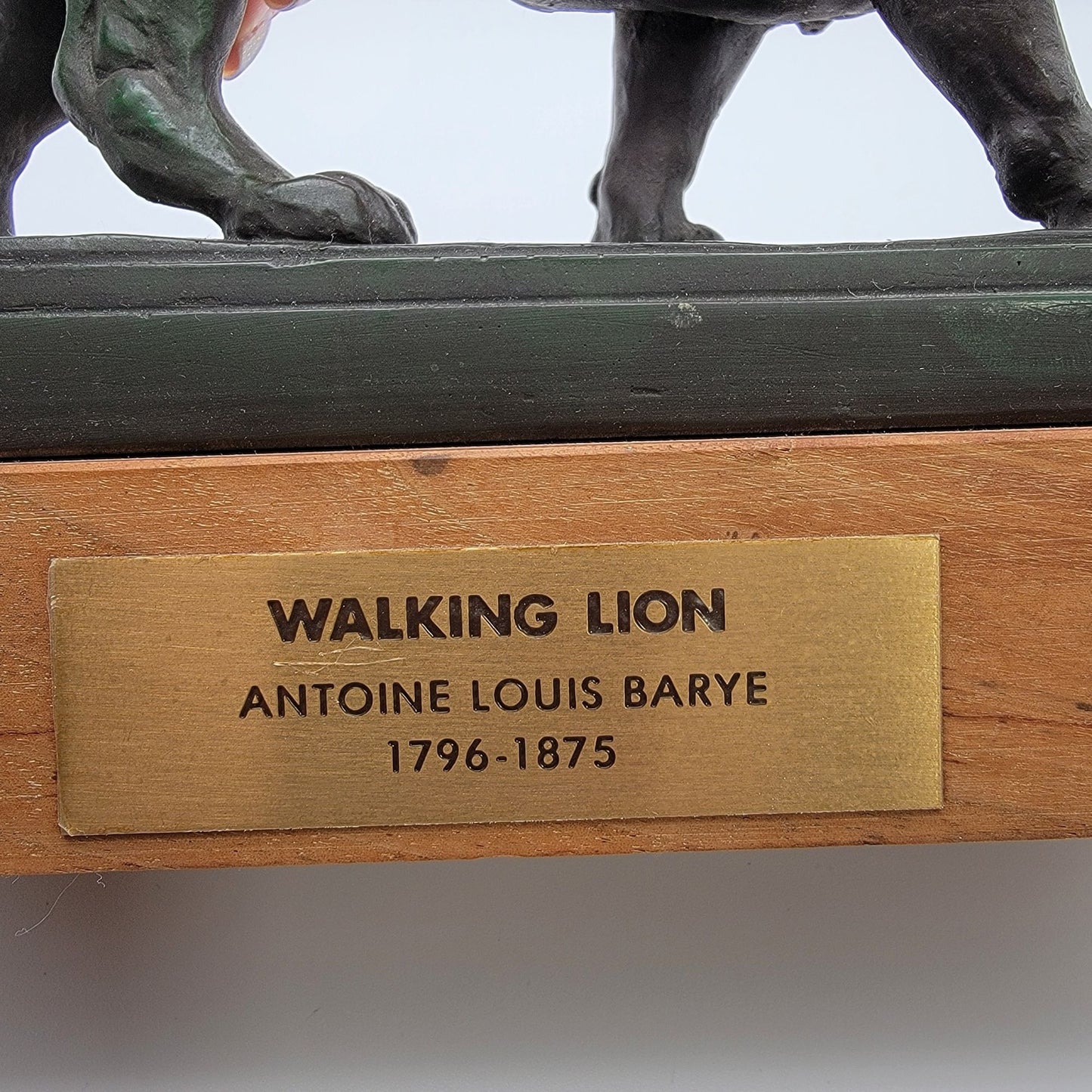 Vintage MGM Grand Hotel Premiere Walking Lion Sculpture - as found