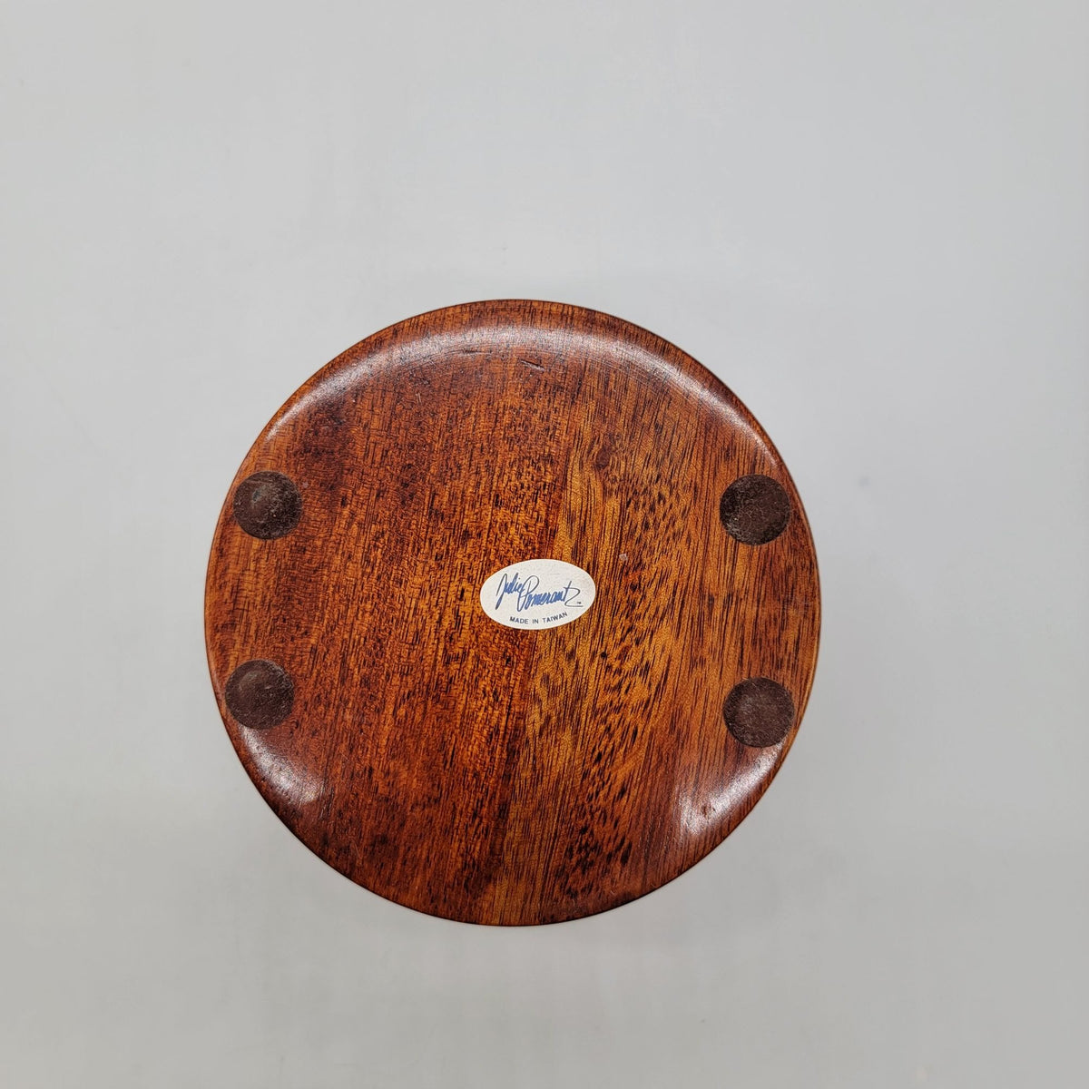 Mid Century Julie Pomerantz Rosewood Coasters Set With Holder