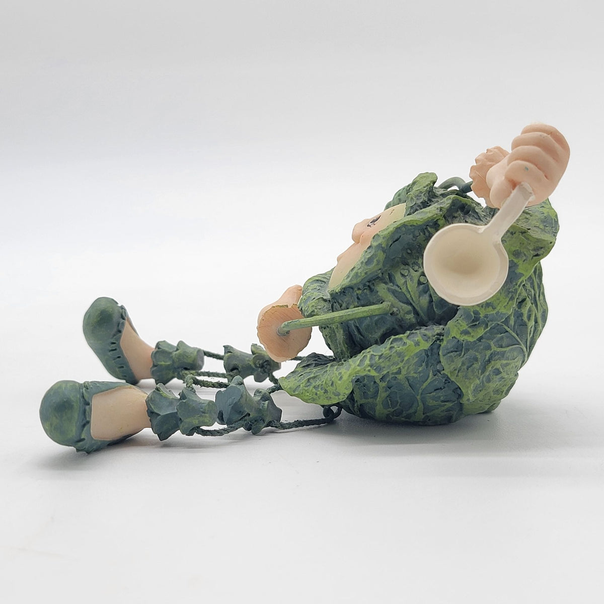 1980s Anthropomorphic Cabbage Shelf Sitter