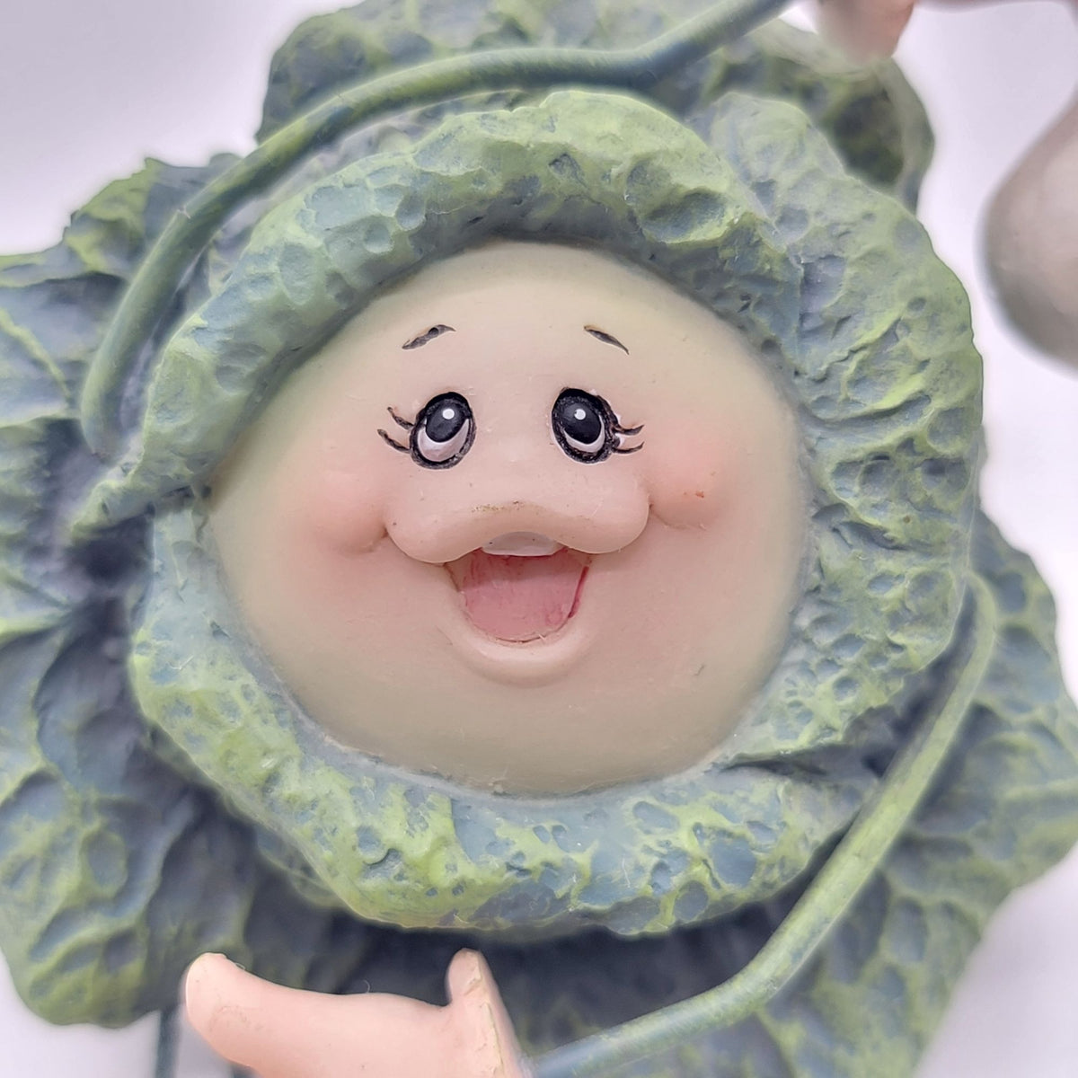 1980s Anthropomorphic Cabbage Shelf Sitter