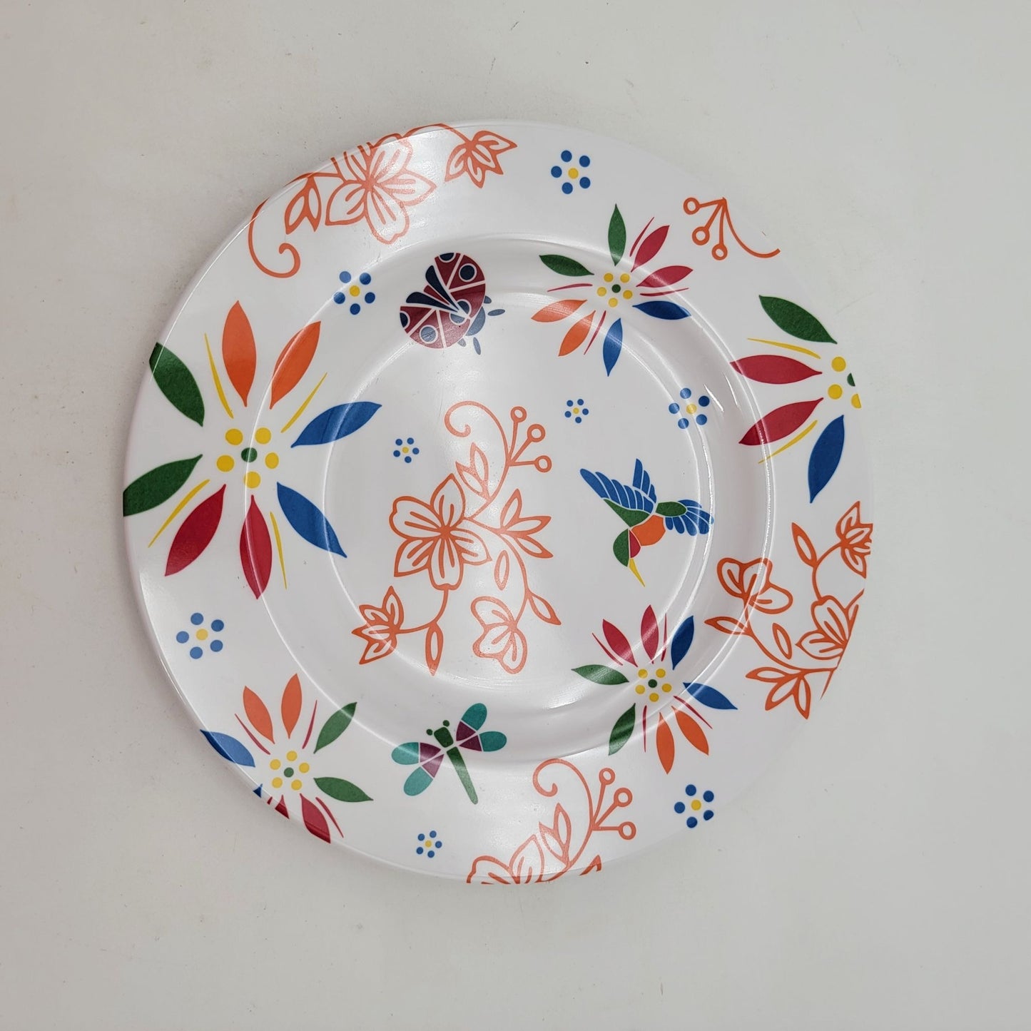 Temp-Tations Garden Melamine Plates Set Of 4