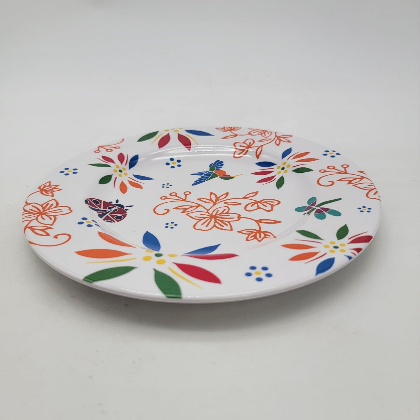 Temp-Tations Garden Melamine Plates Set Of 4