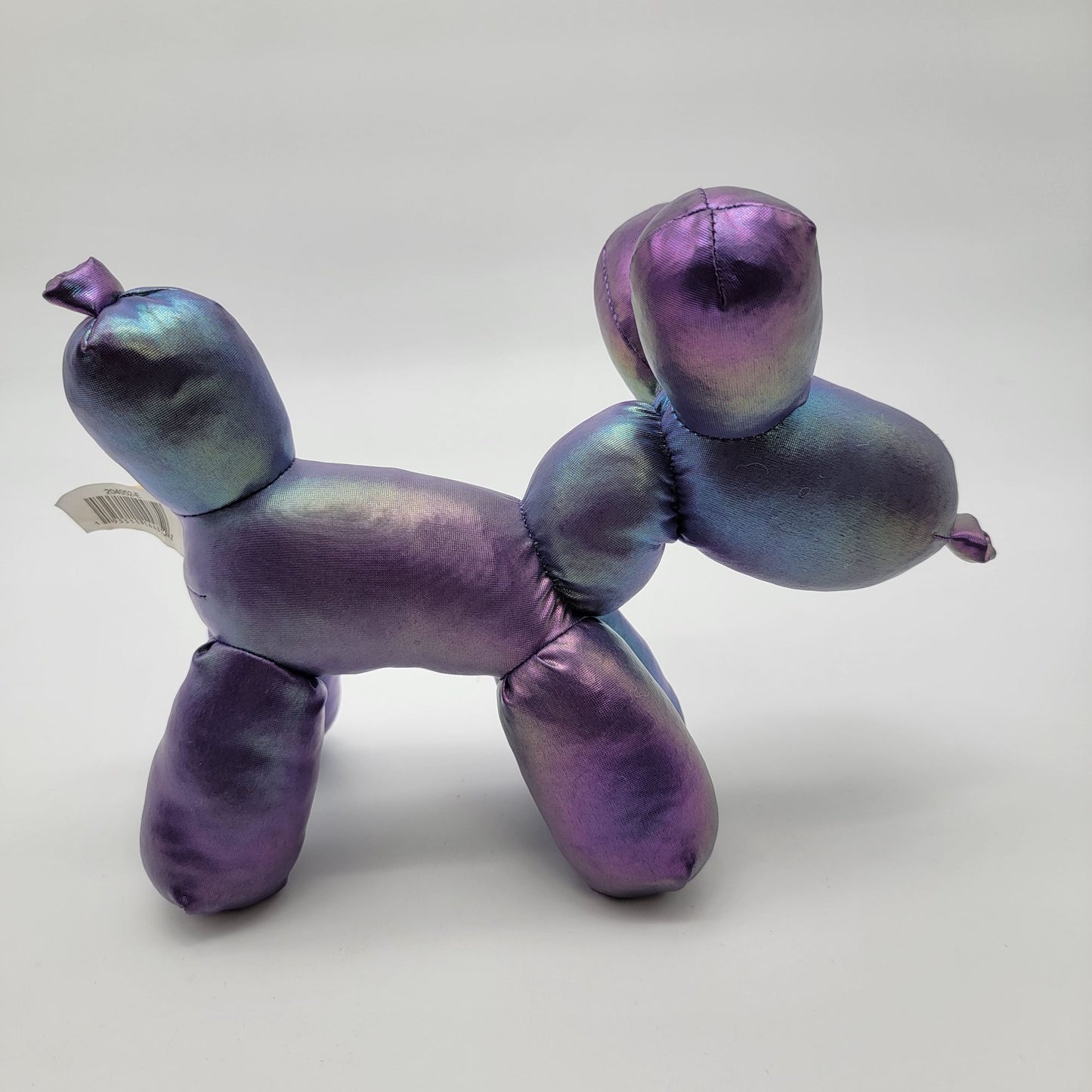 Metallic Purple Balloon Dog Plush