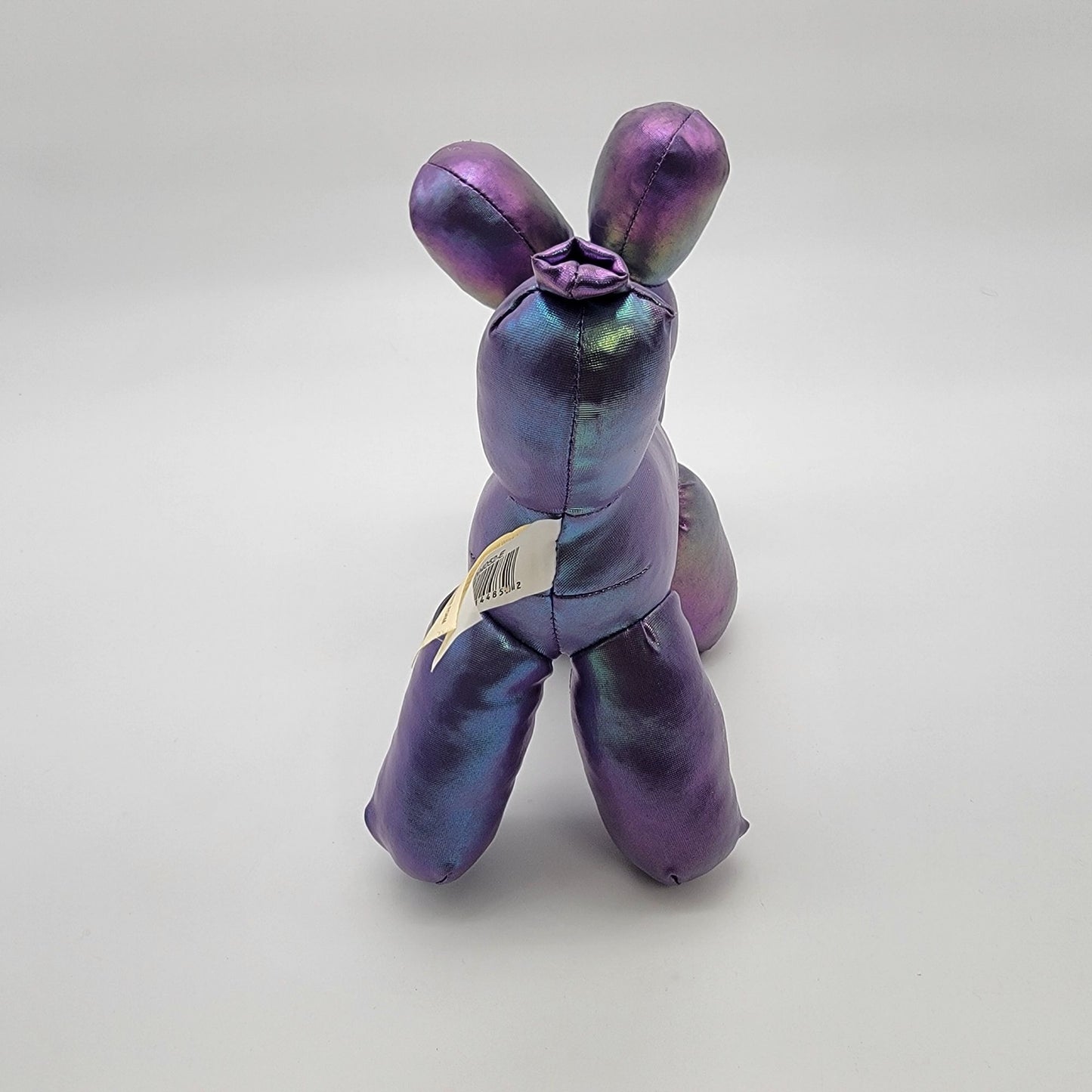 Metallic Purple Balloon Dog Plush