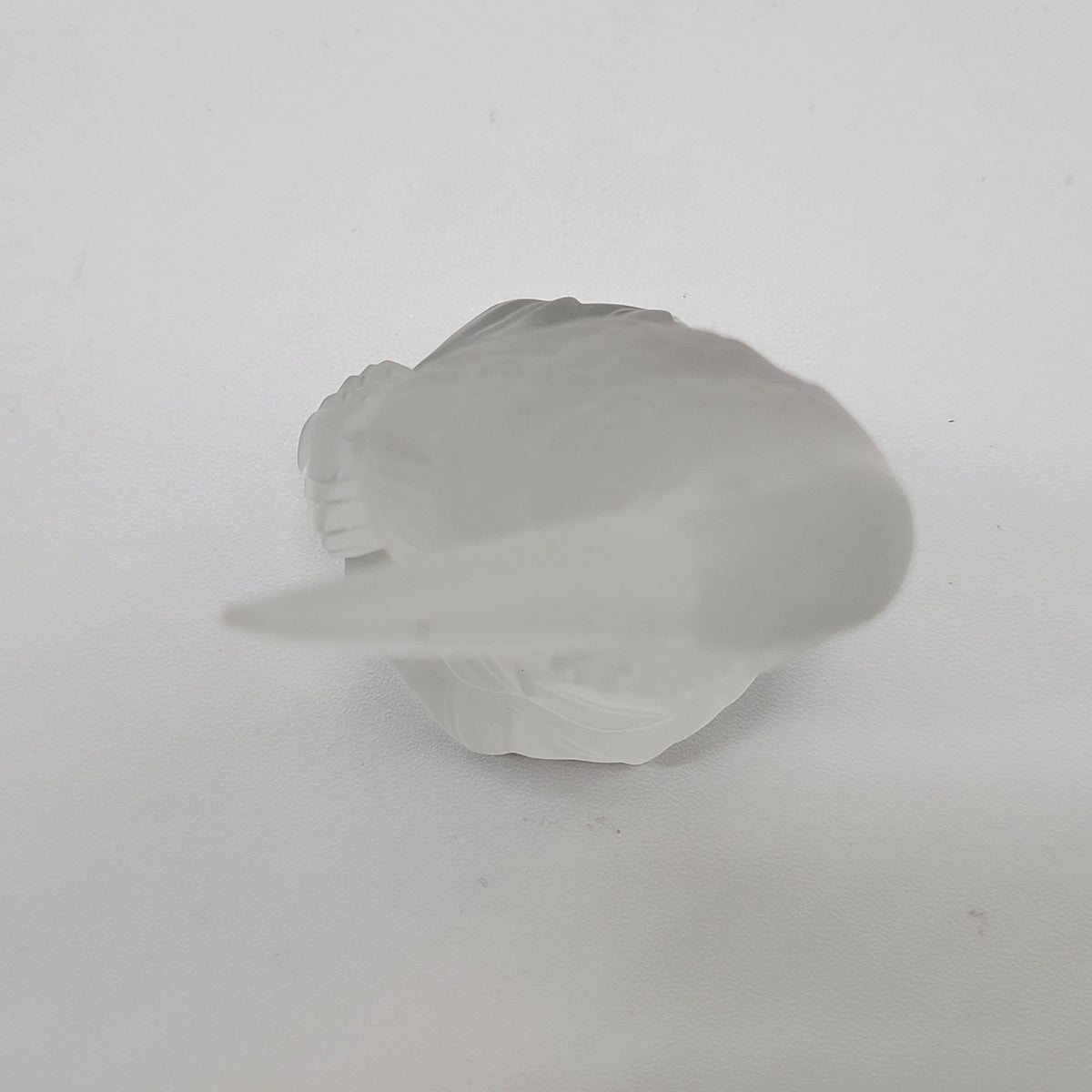 Vintage Goebel Frosted Lead Crystal Toucan Bird Glass Figurine