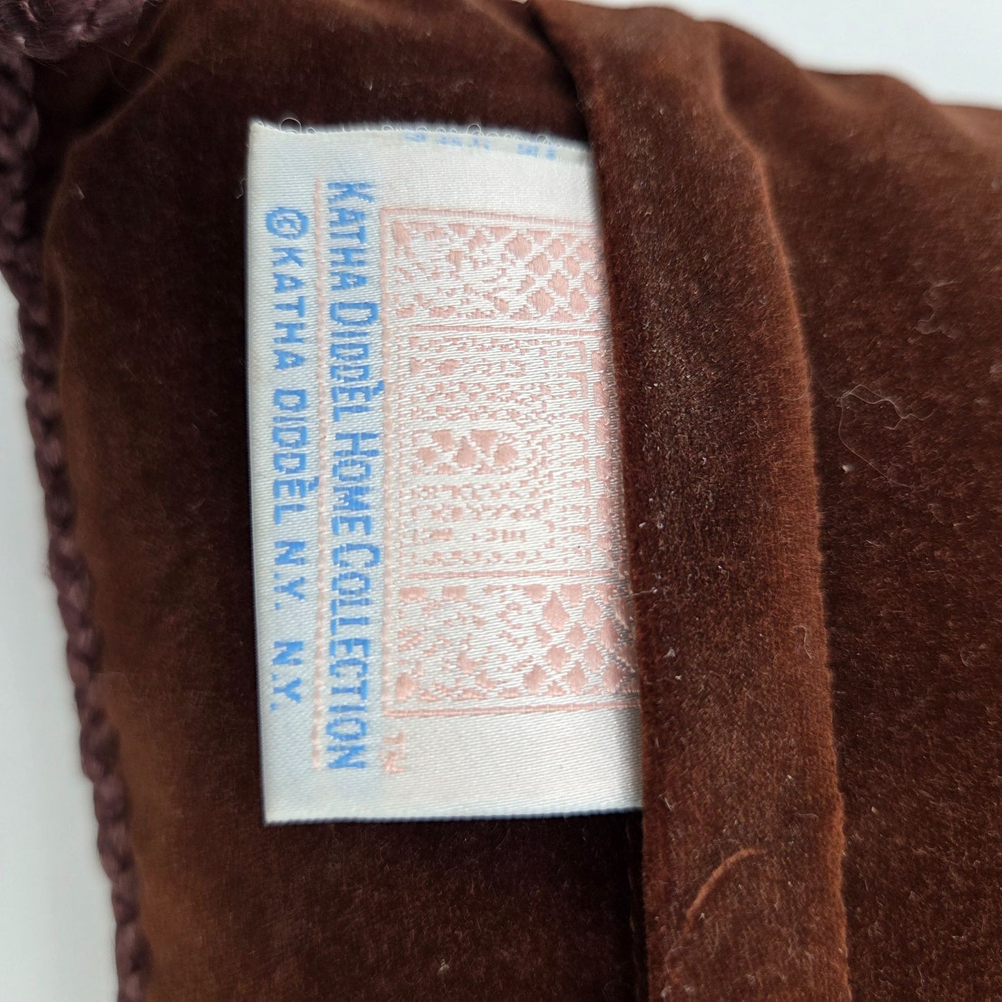 Katha Diddel King Charles Spaniel Dog Petit Point Tapestry Pillow Limited Edition 74/120