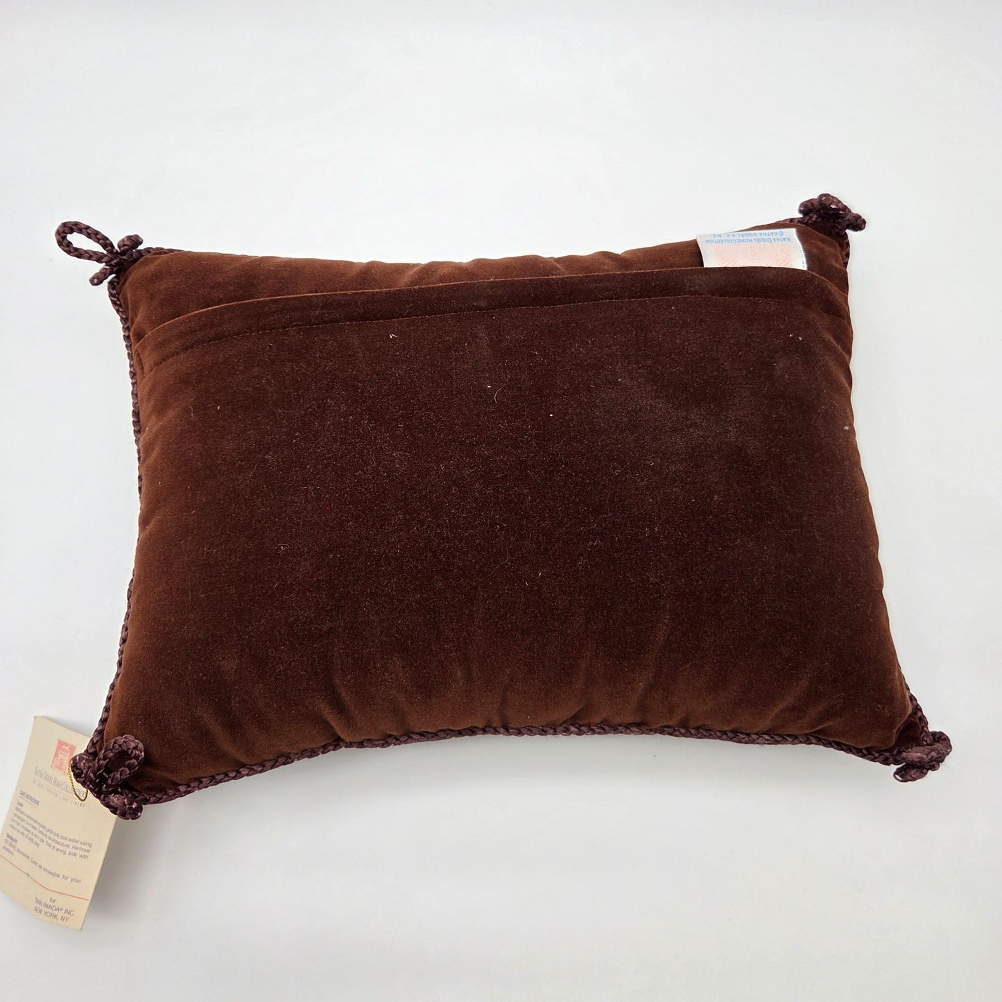 Katha Diddel King Charles Spaniel Dog Petit Point Tapestry Pillow Limited Edition 74/120