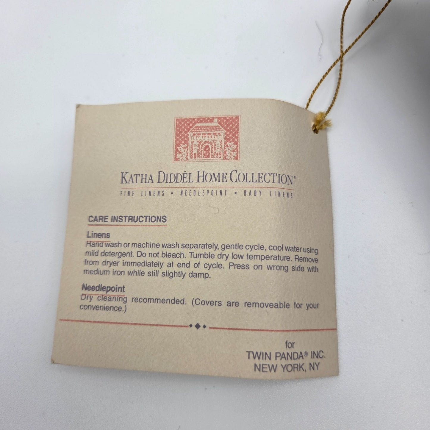 Katha Diddel King Charles Spaniel Dog Petit Point Tapestry Pillow Limited Edition 74/120