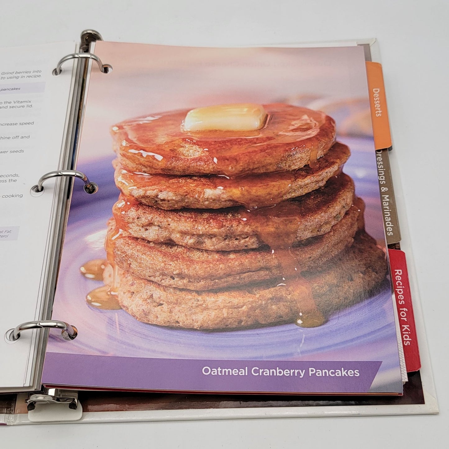 2010 Vitamix Whole Food Recipes Binder With CD & Manual