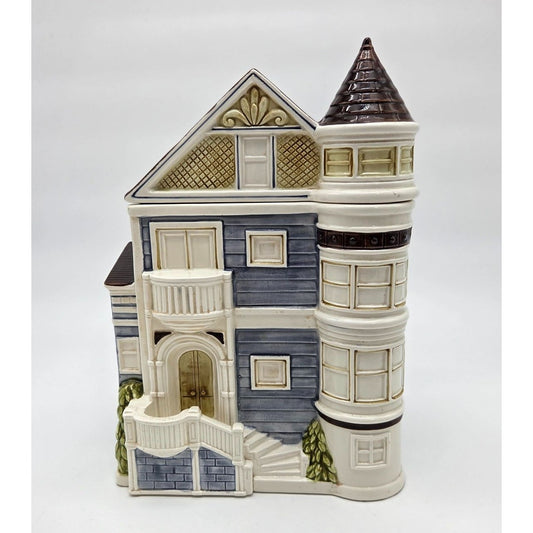 Vintage 1982 Otagiri Victorian Row House Cookie Jar