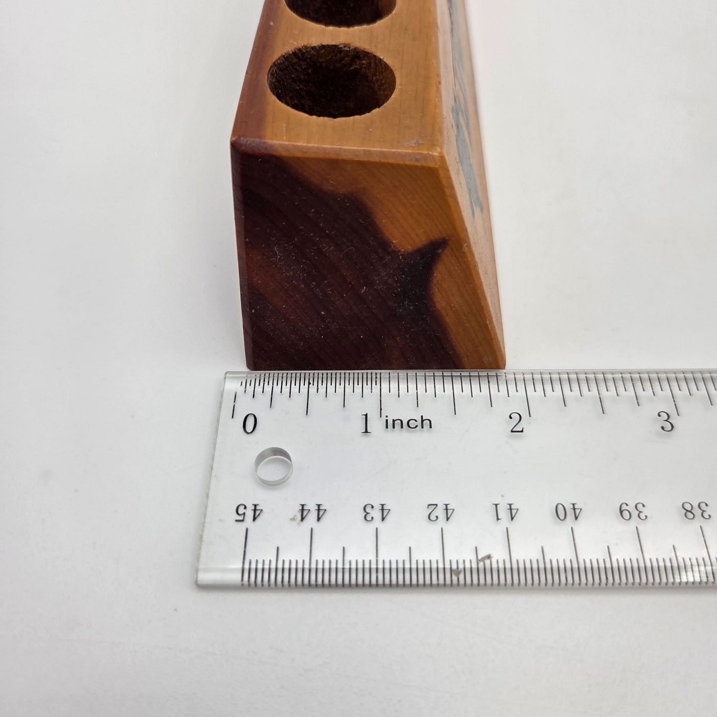 Vintage Wooden Lipstick Bar Holder Storytown U.S.A. Lake George N.Y. Display