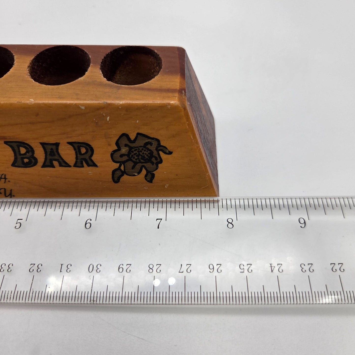 Vintage Wooden Lipstick Bar Holder Storytown U.S.A. Lake George N.Y. Display