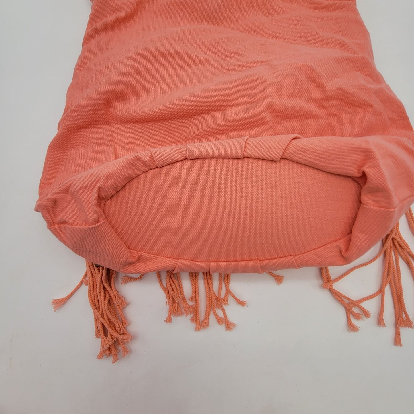 Roxy Coral Fringe Crossbody Bag With Macramé Strap