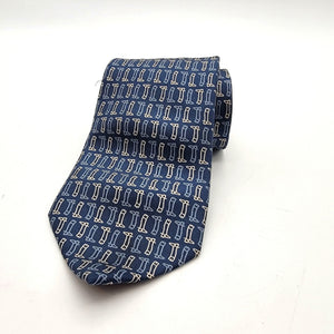 Vintage Gucci Equestrian Riding Boots Silk Tie Navy
