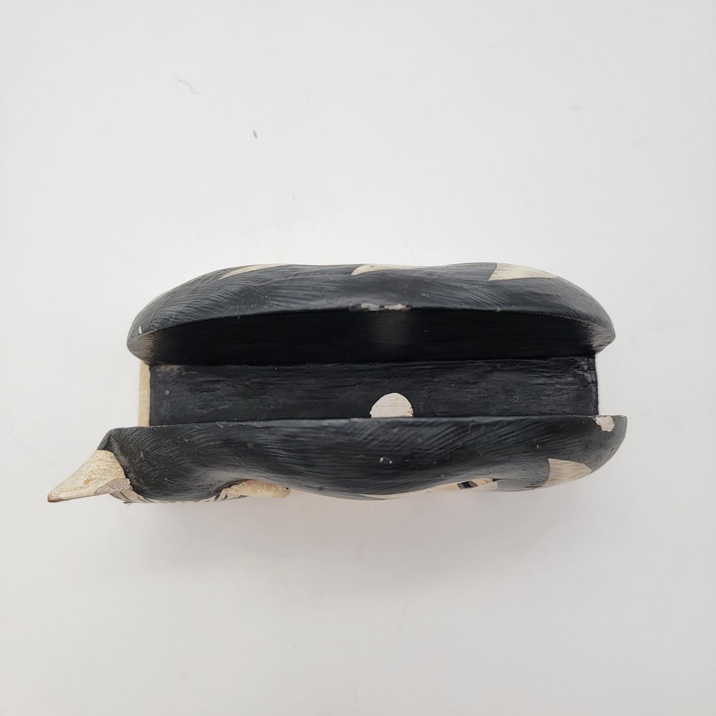 Vintage Carved Wooden Cat Napkin Holder