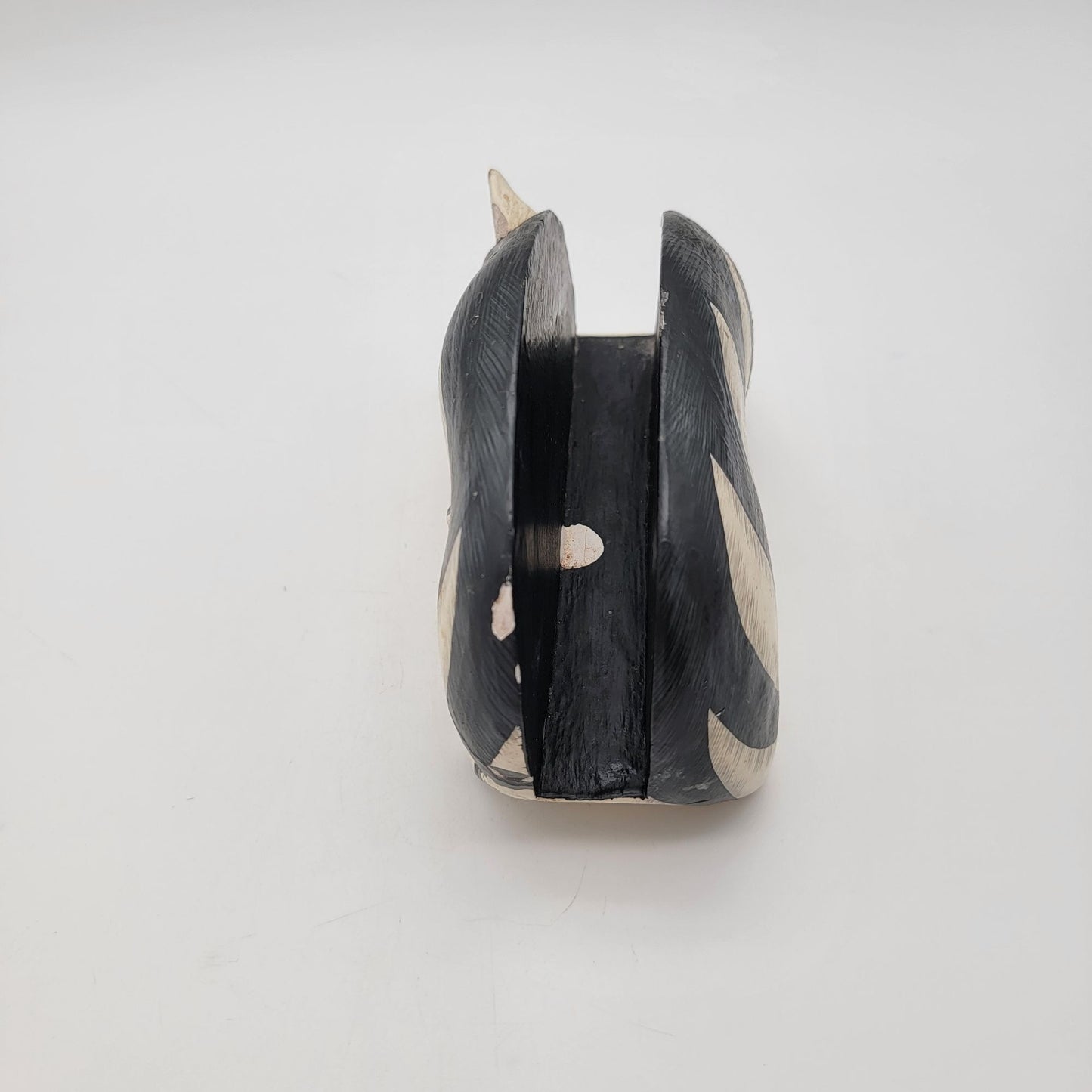 Vintage Carved Wooden Cat Napkin Holder