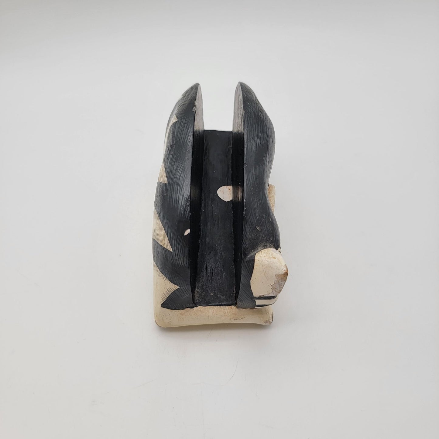 Vintage Carved Wooden Cat Napkin Holder