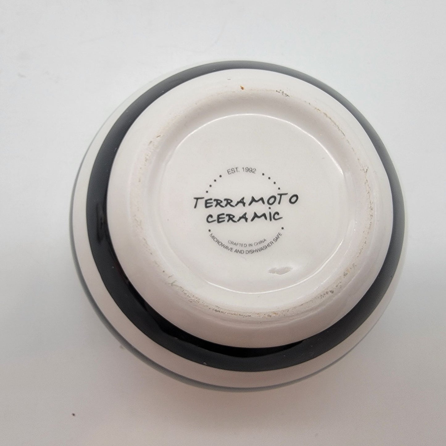 1992 Terramoto Ceramic Bumble Bee Sugar Bowl With Lid