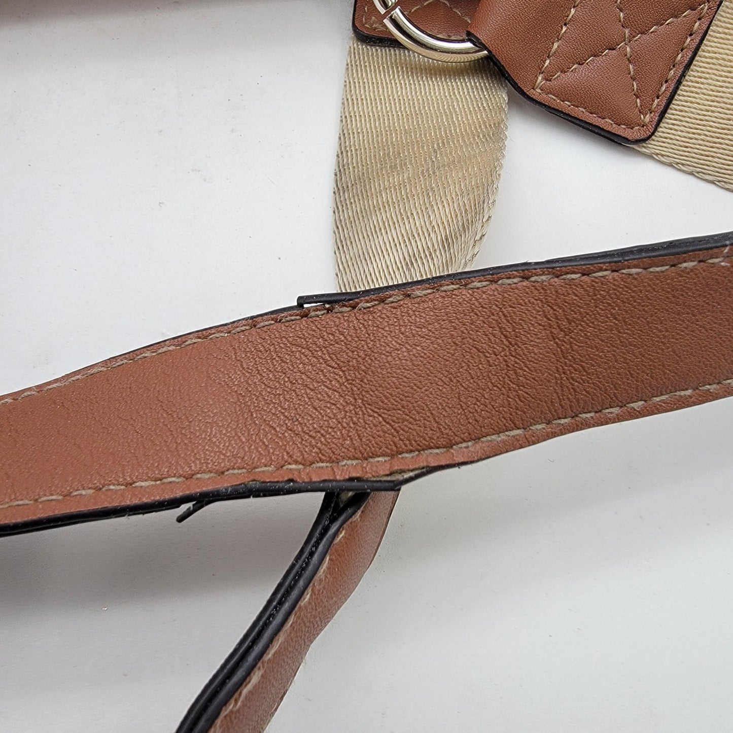 Lily Bloom Vegan Leather Crossbody Purse With Leaves & Flowers Pattern