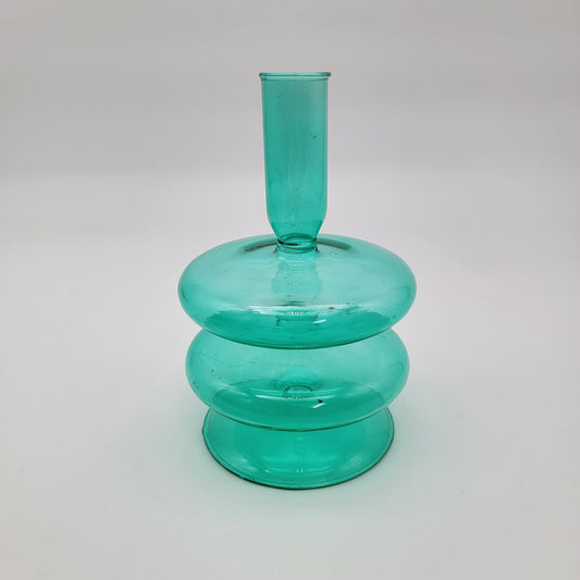 Catiebye Glass Tealight Holder Vase