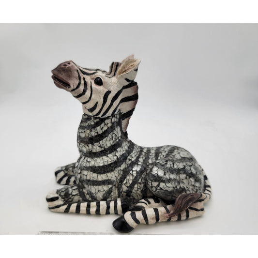 Handcrafted Mosaic Zebra Figurine