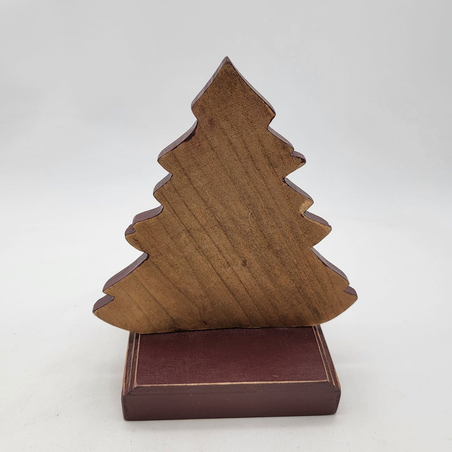 Handcrafted Wooden Christmas Tree Stocking Holder