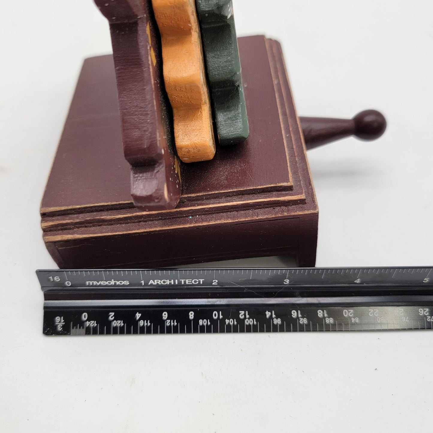 Handcrafted Wooden Christmas Tree Stocking Holder
