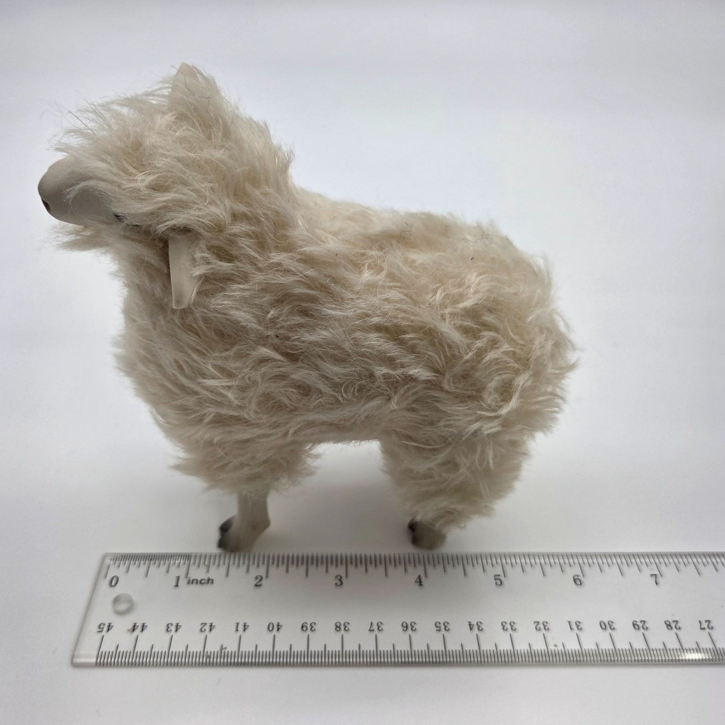 Meier Germany Real Wool Dorset Sheep Sculpture