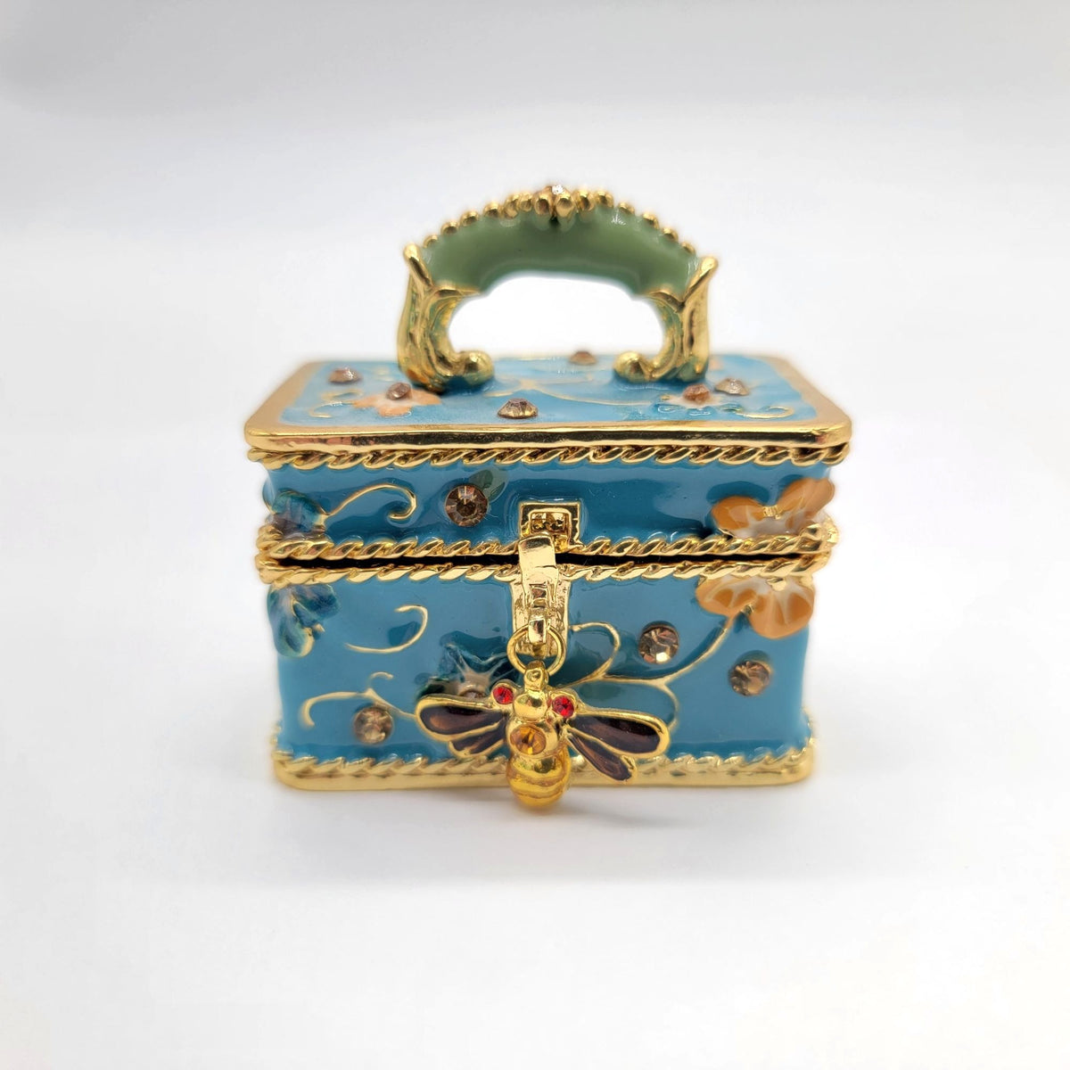 Objet D' Art D'Elegance Travel Case with Bee Lock Trinket Box No. 67